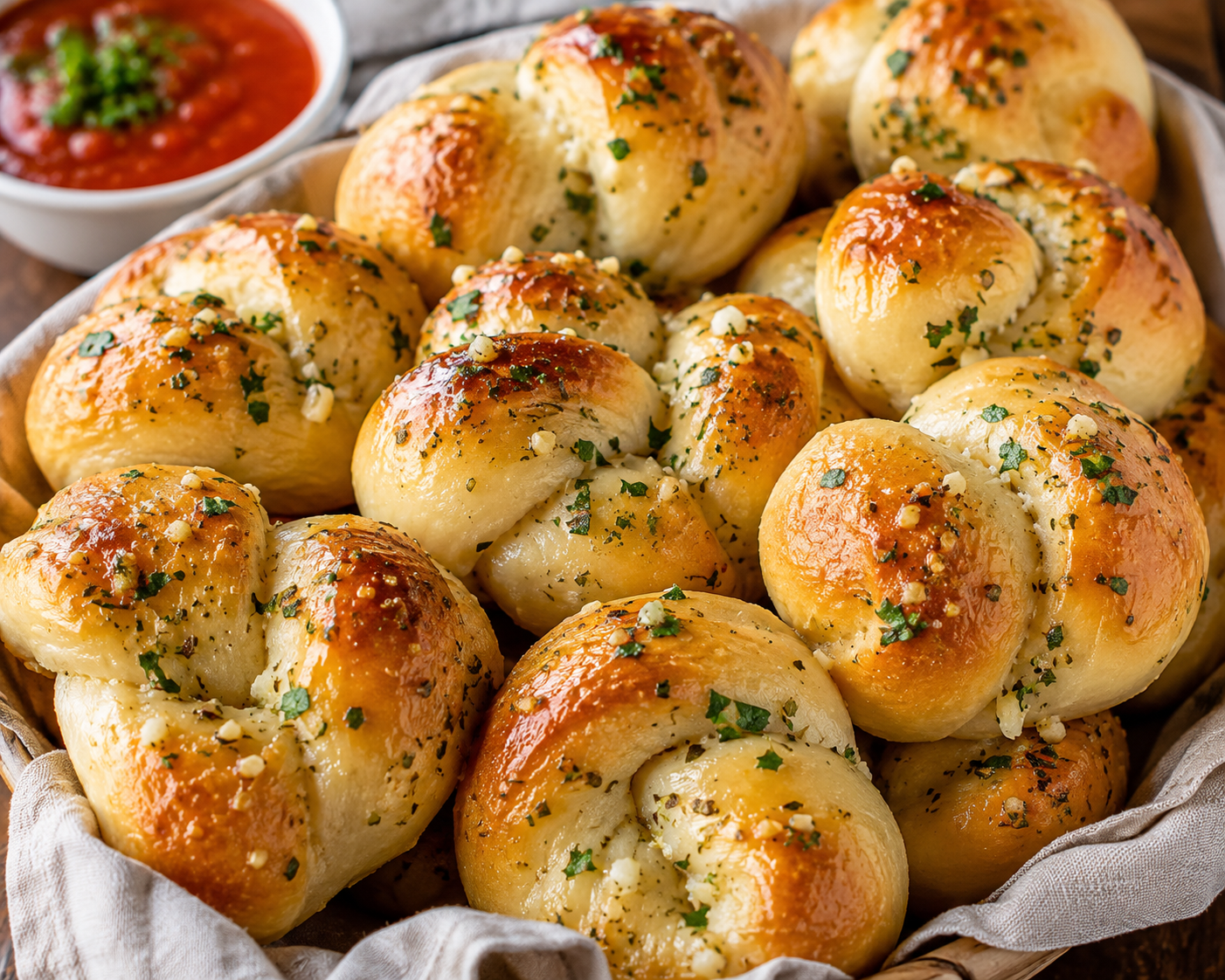 Soft & Fluffy Garlic Knots