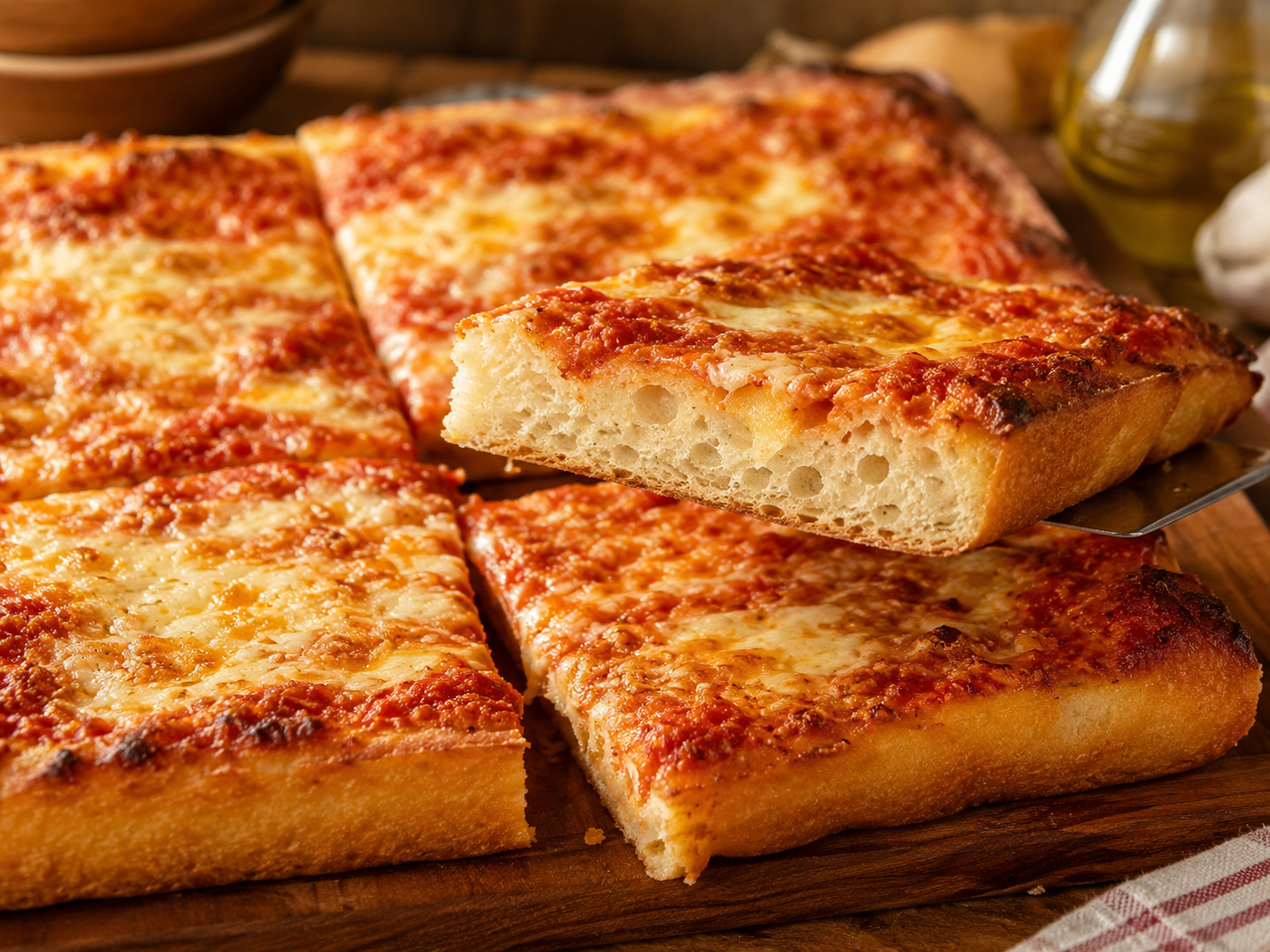 Sicilian-Style Sheet Pan Pizza Crust