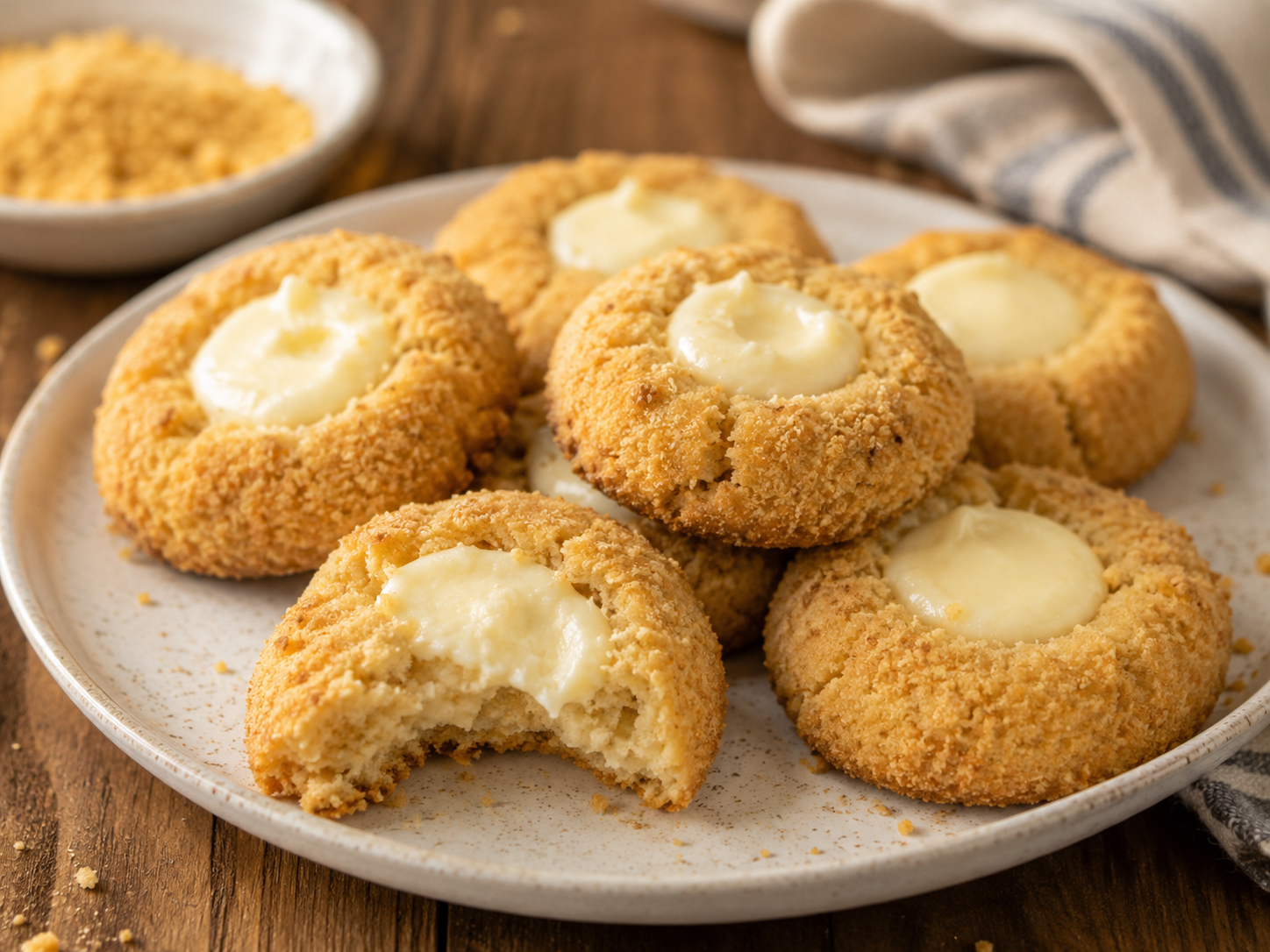 Cheesecake Thumbprint Cookies