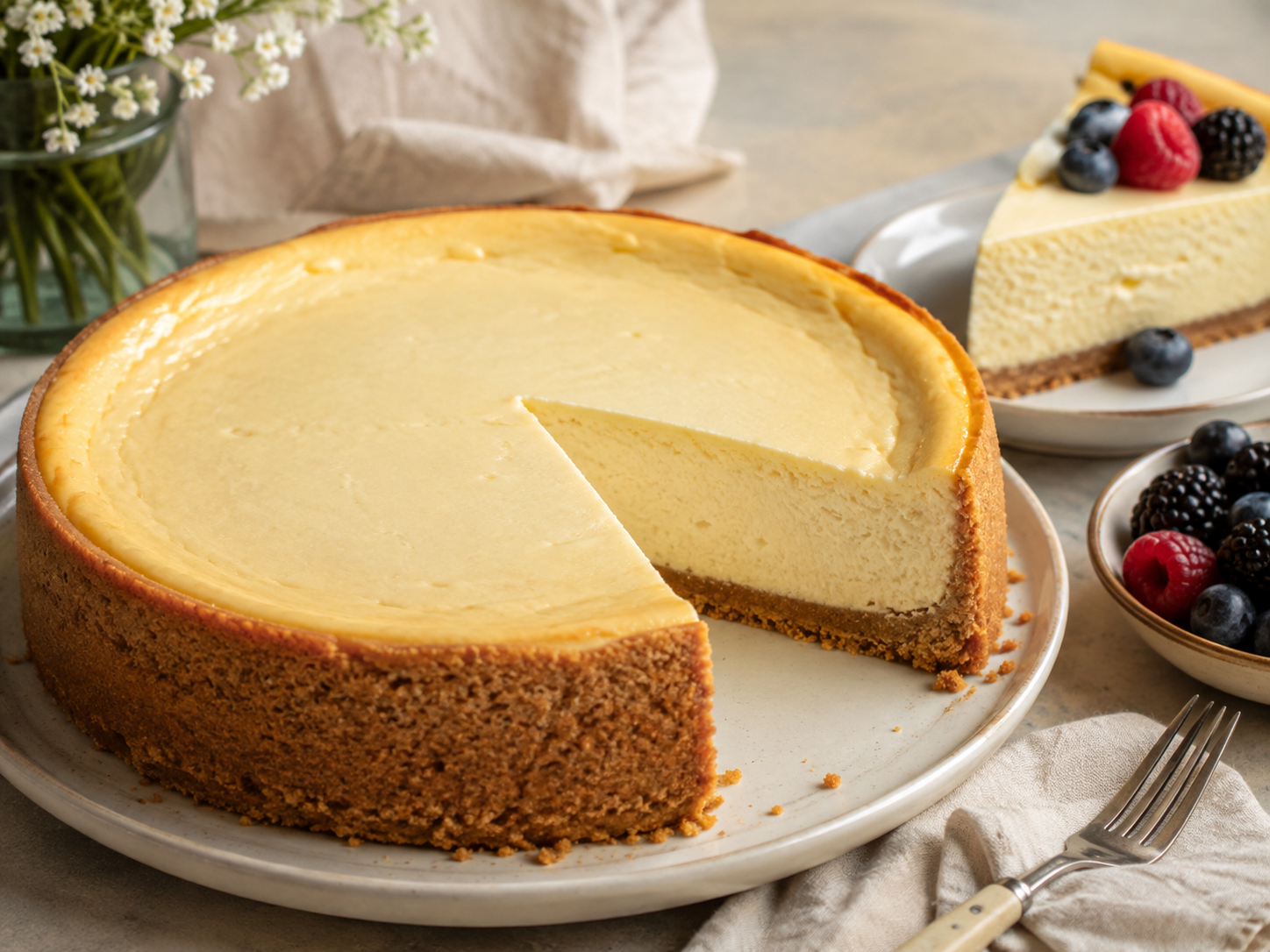 Classic Creamy Cheesecake