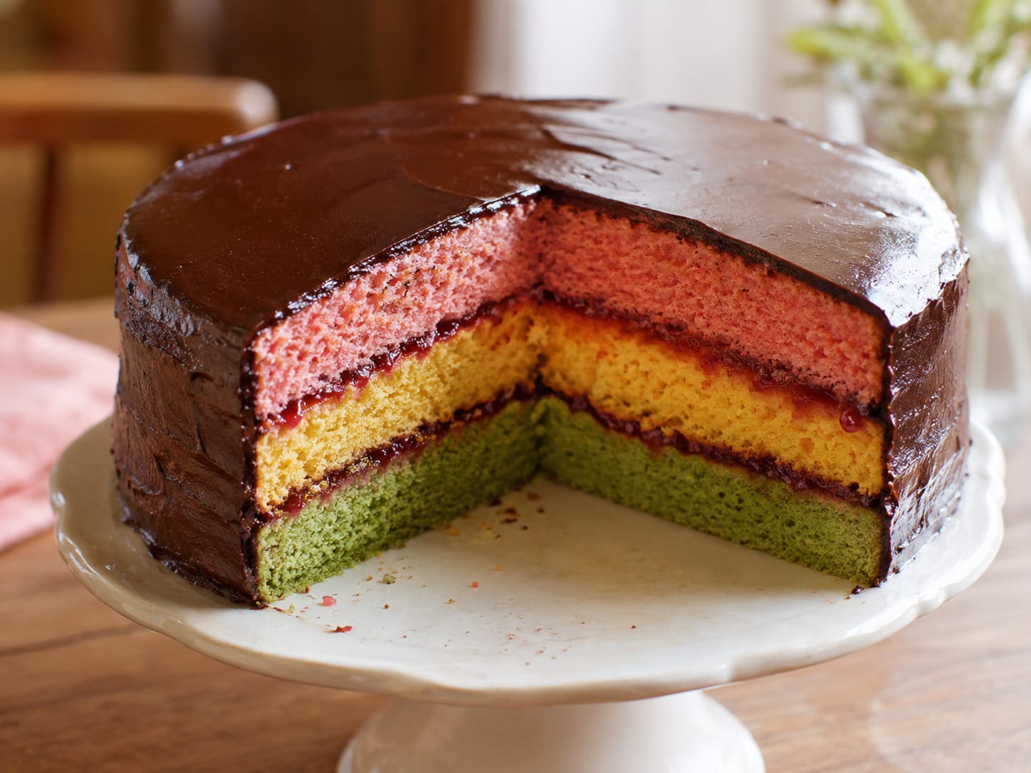 Rainbow Layer Cake