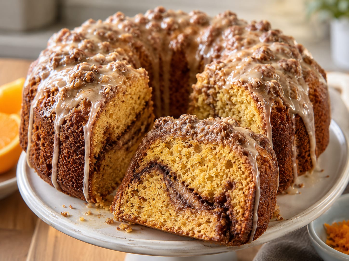 Orange-Mocha Crumb Cake