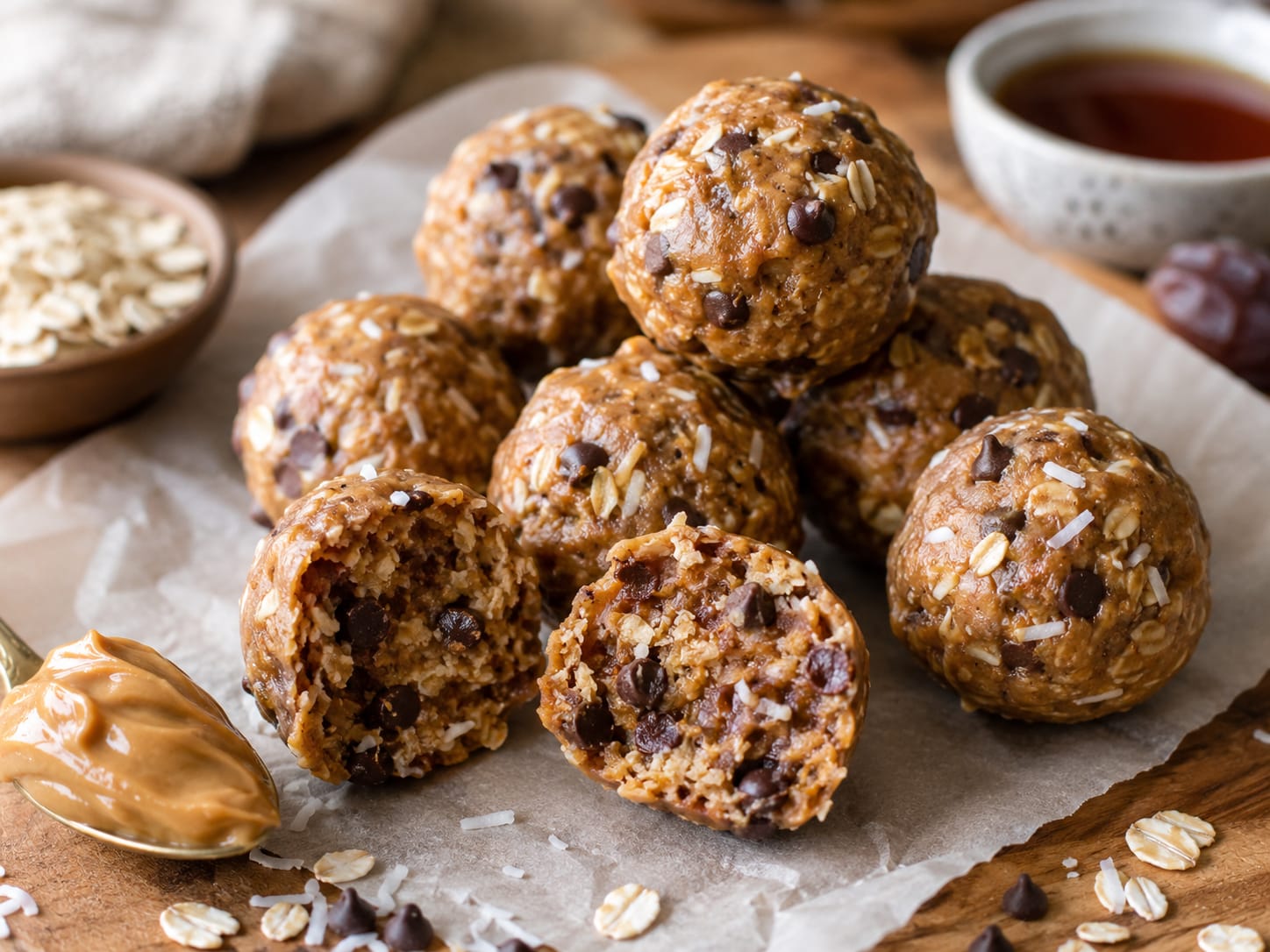 No-Bake Peanut Butter Oat Bites