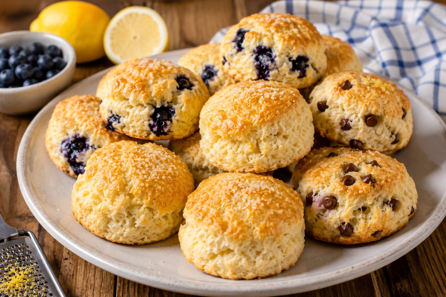Tender Lemon Scones