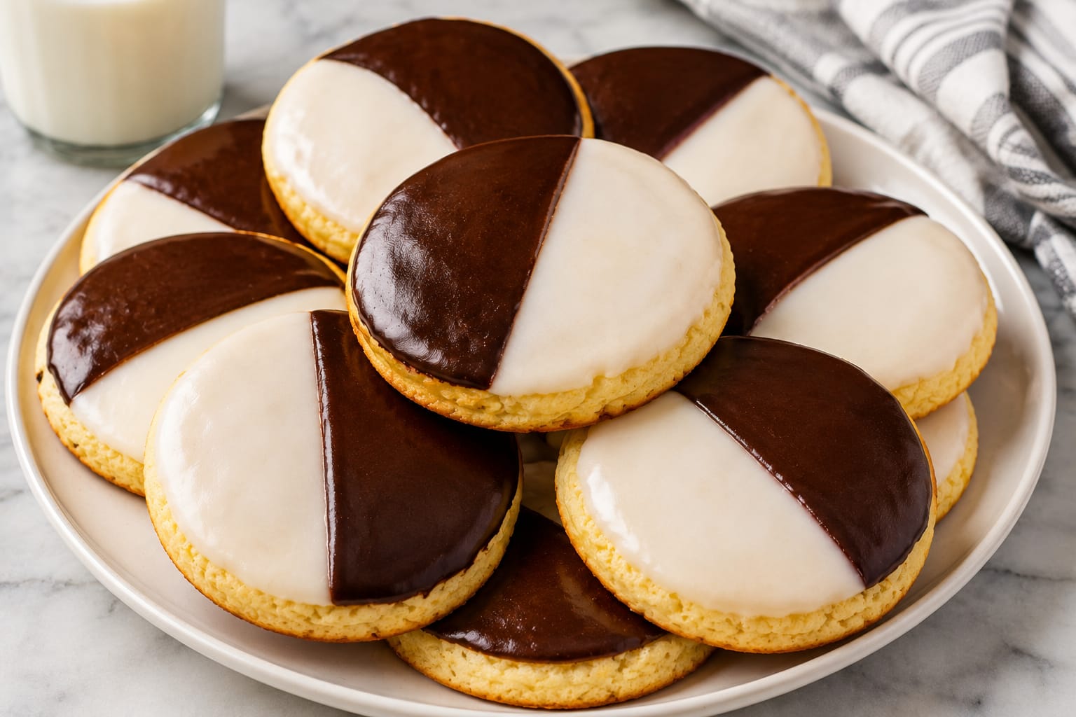Classic Black & White Cookies
