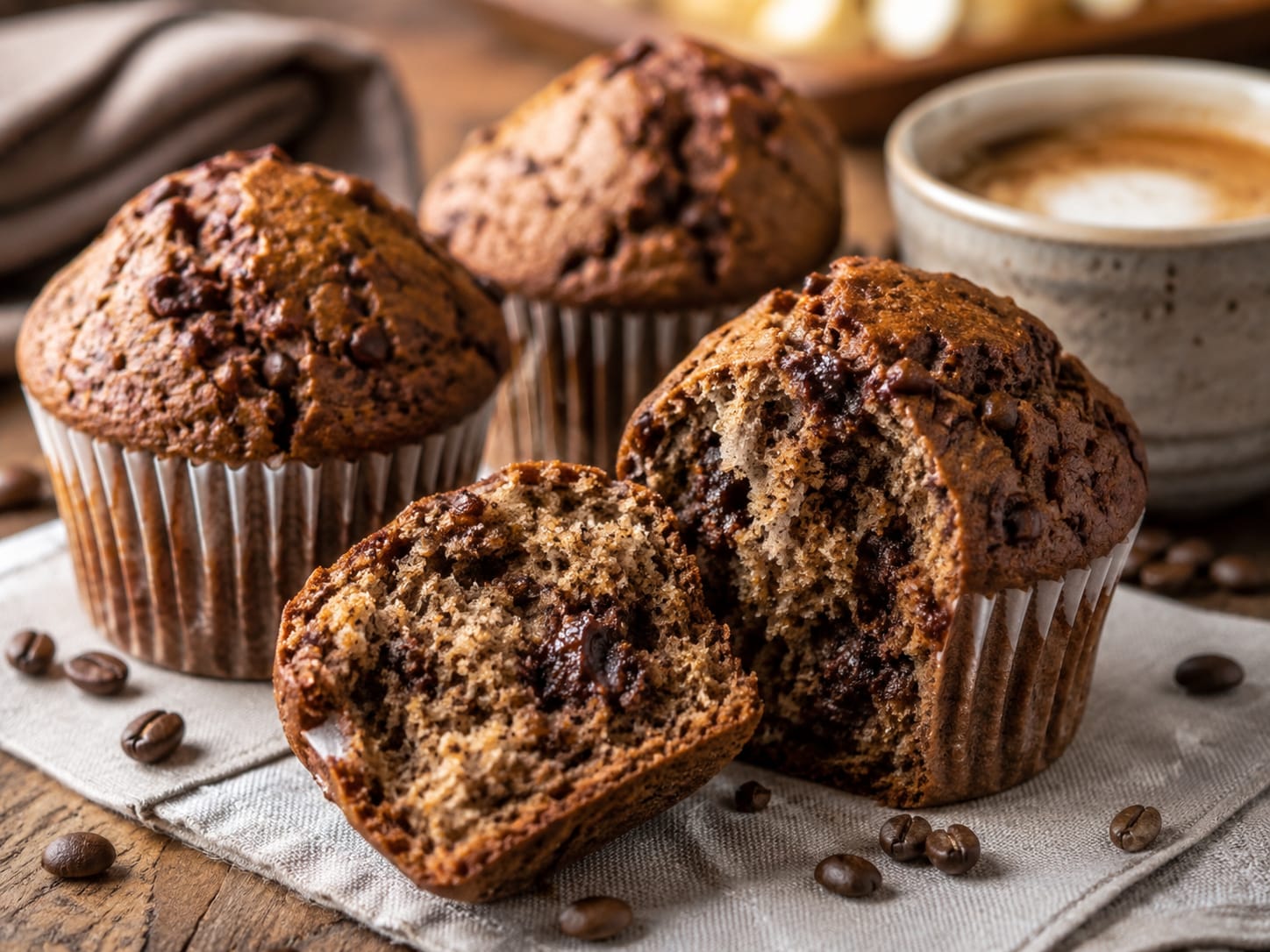 Chocolate Cappuccino Muffins