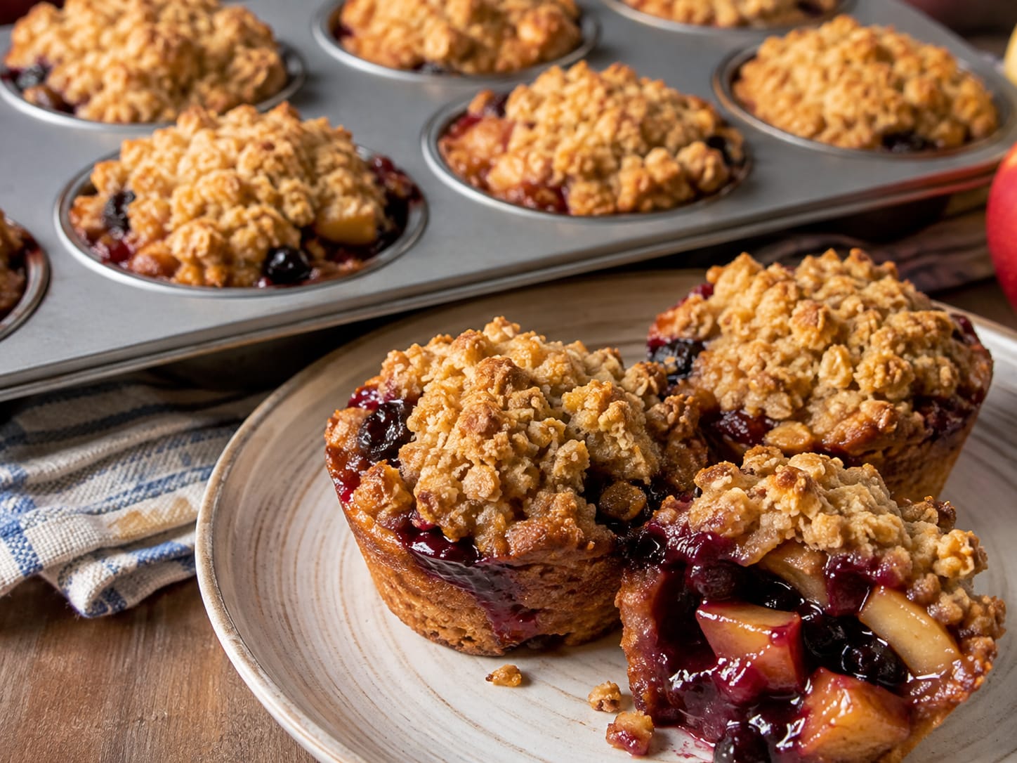 Blueberry Oatmeal Muffins