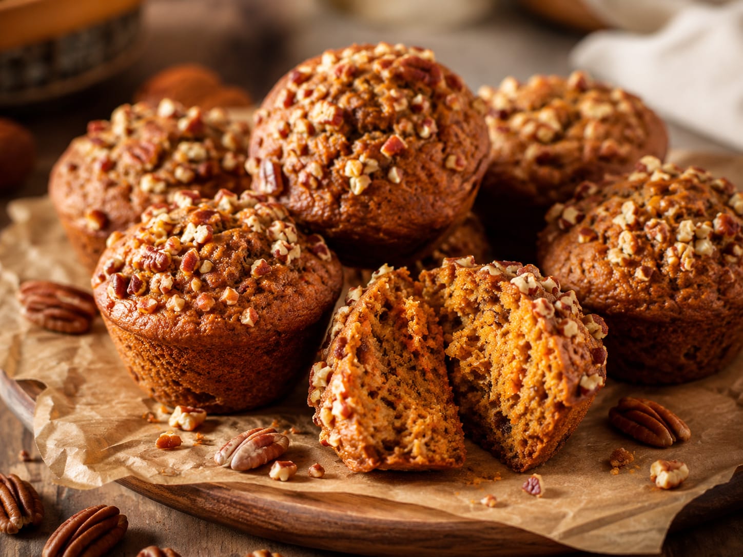 Carrot Nut Muffins
