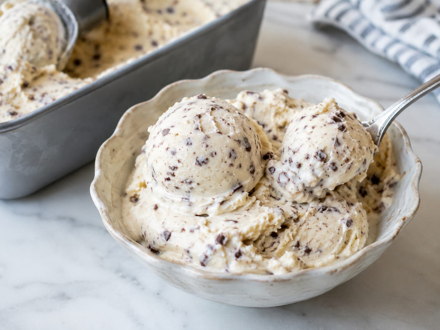 Chocolate Chip Swirl Ice Cream