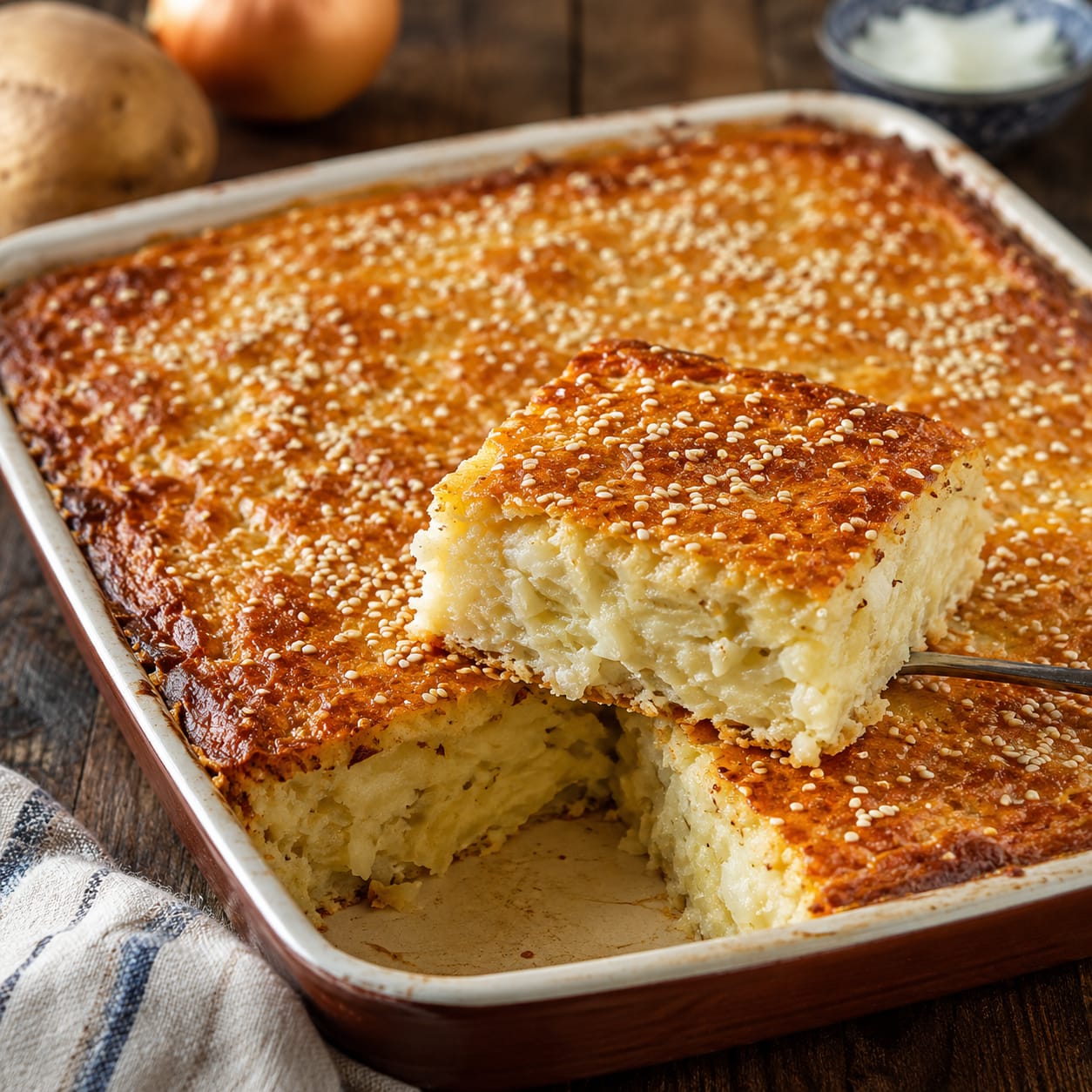 Potato Knish Kugel