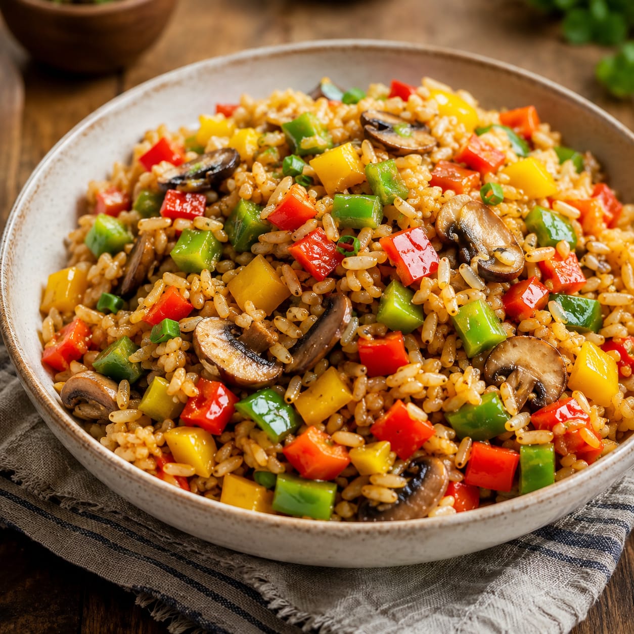 Rainbow Honey Rice