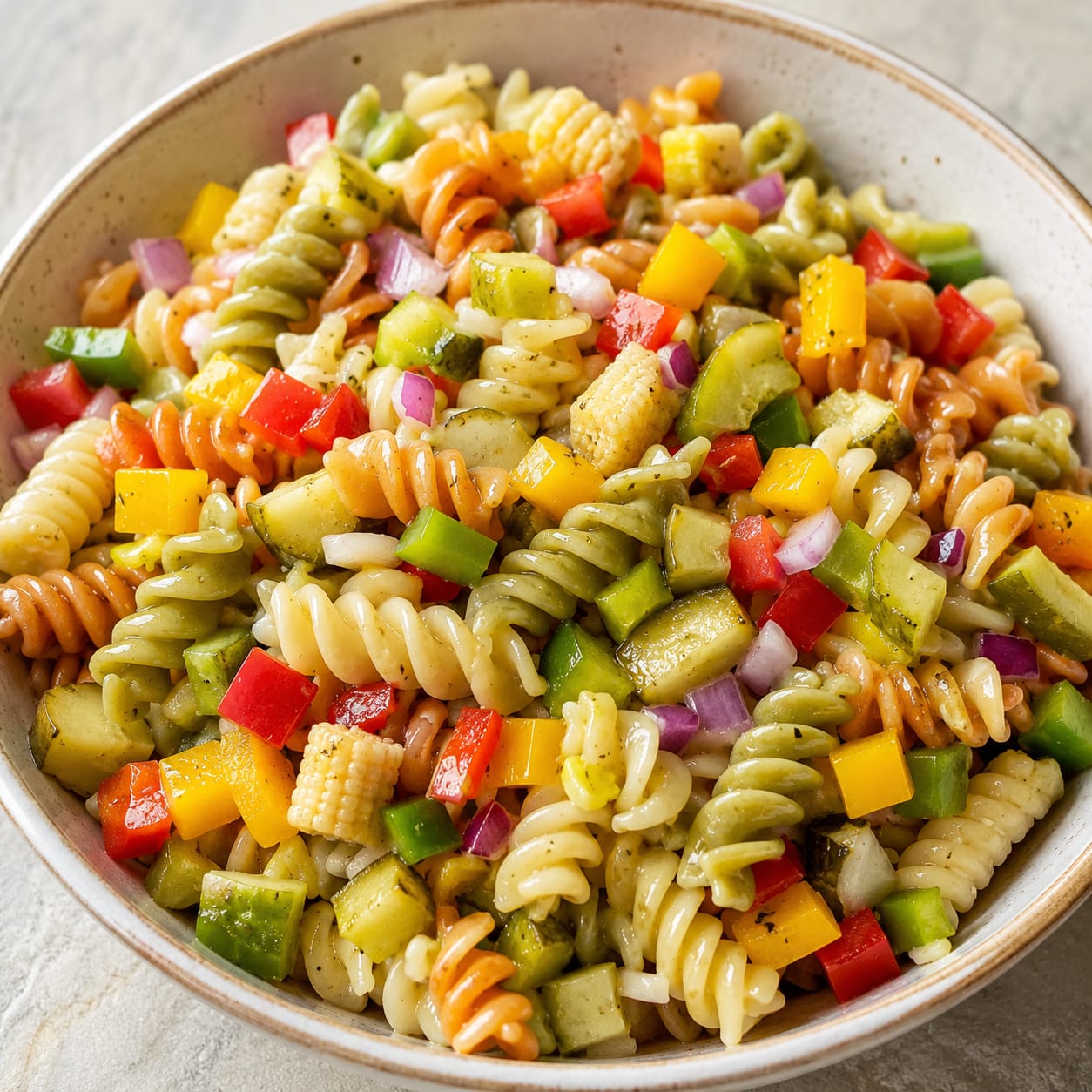 Tri-Color Pasta Salad