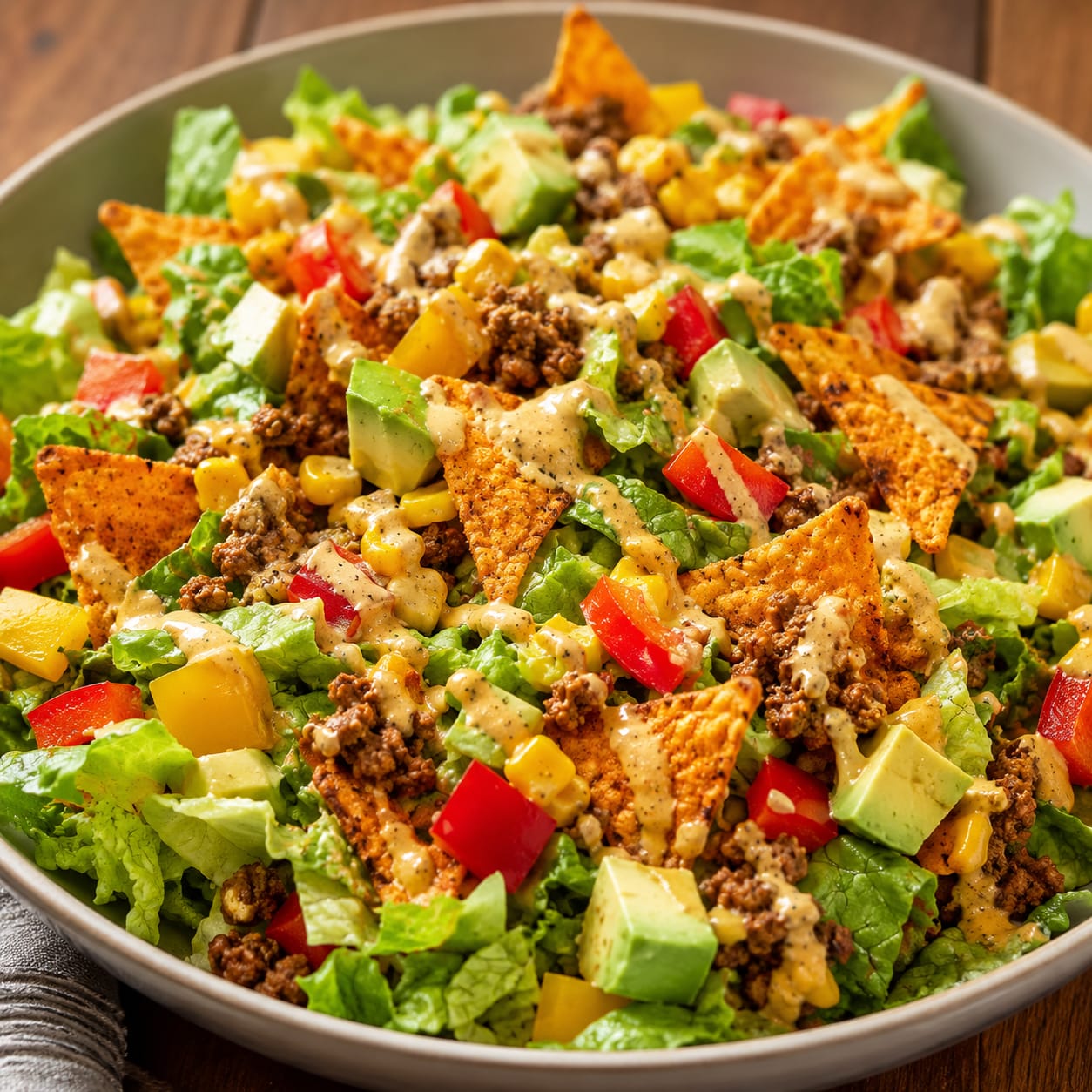 Honey Mustard Taco Salad