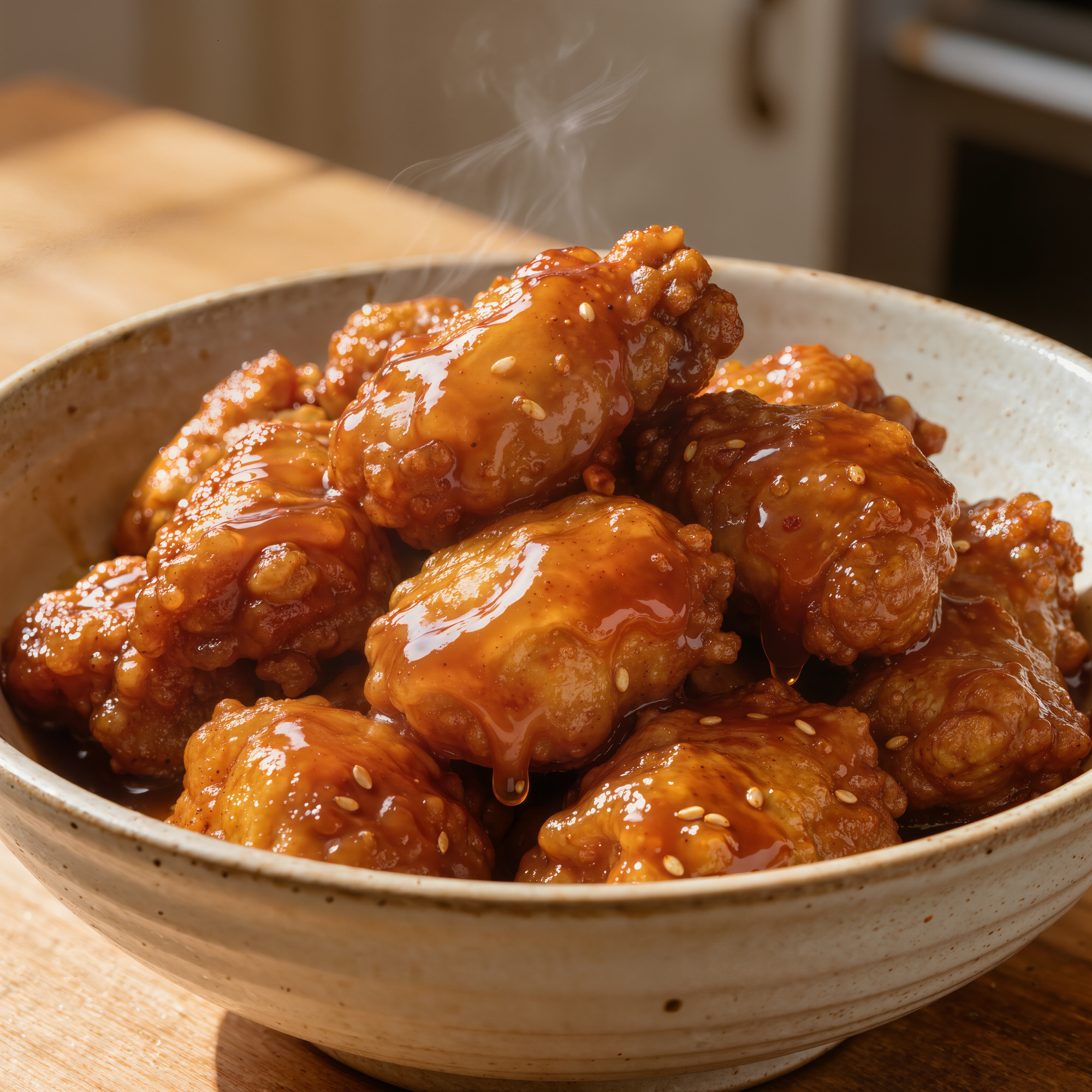 Sweet & Spicy Chicken Poppers