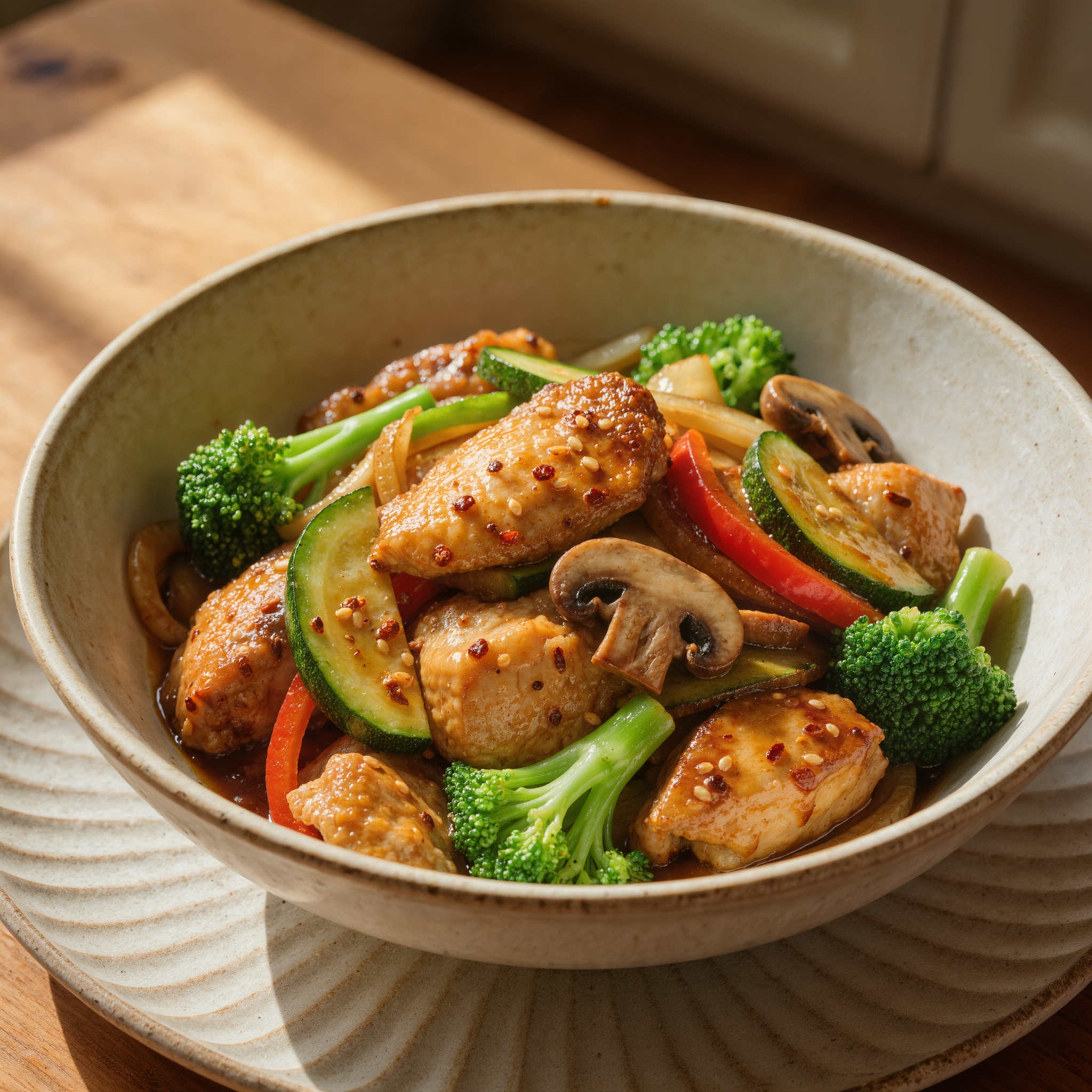 Honey-Soy Chicken Stir-Fry